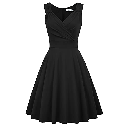 GRACE KARIN schwarz Kleid 1950er Kleider...