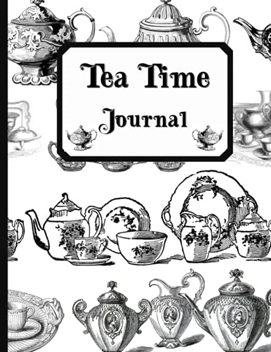 Vintage Tea Pots And Sets Lined Journal:...