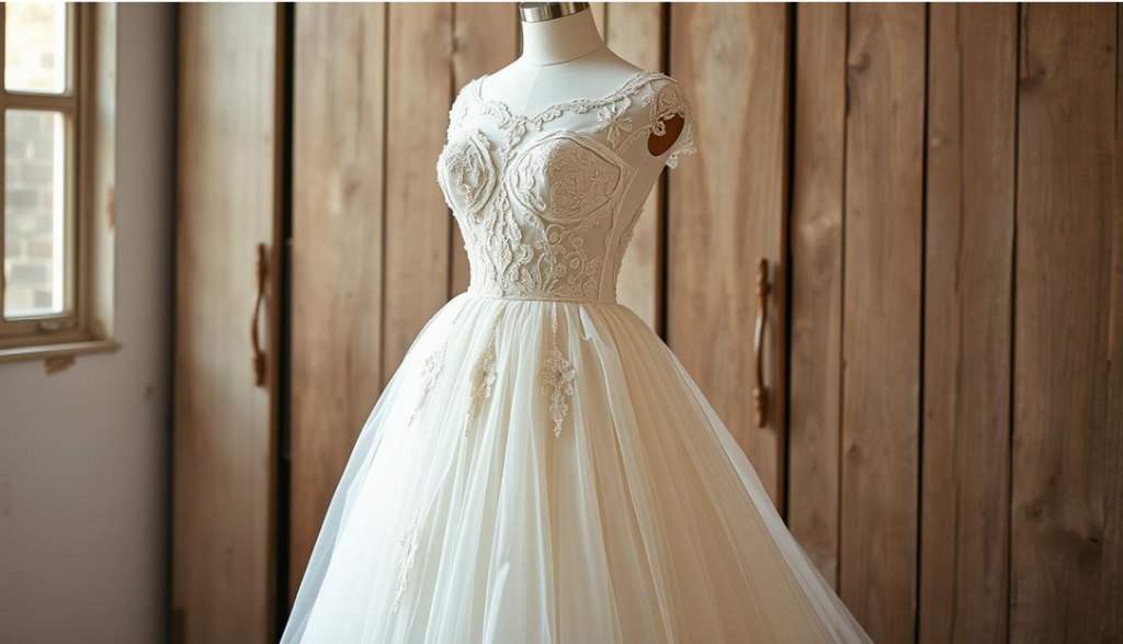 Boho-Vintage Brautkleid