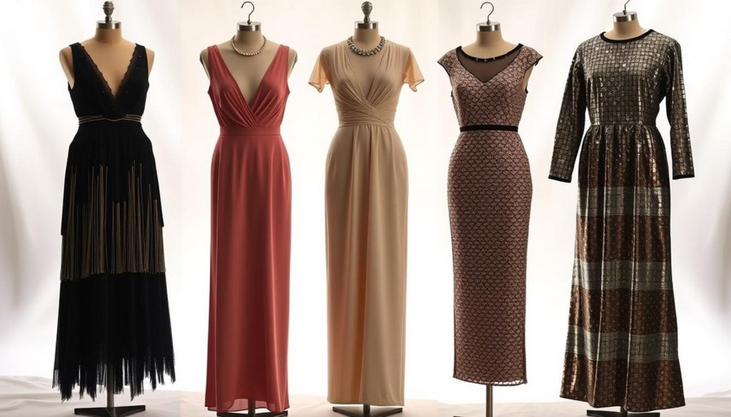 Vintage Abendkleider, Stile und Epochen