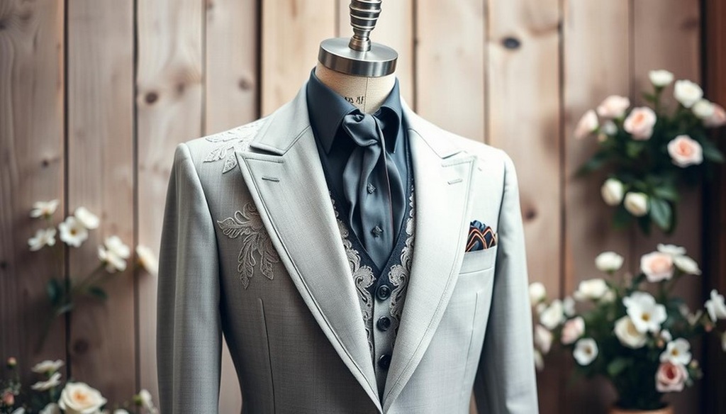 Vintage-Hochzeitsanzügen