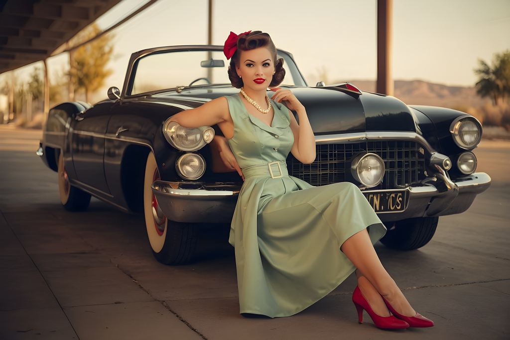 Vintage Pin Up Girl