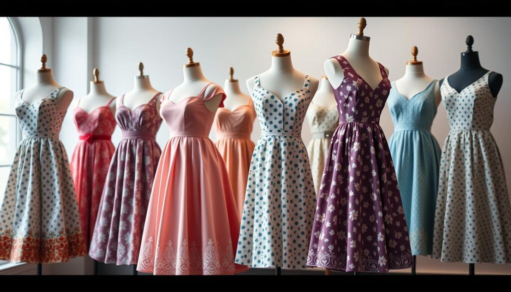 Swing Kleid Schnittformen