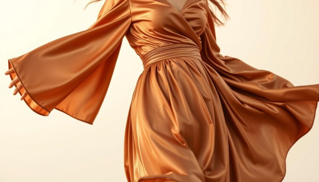 Glockenärmel Kleid Trends 2025