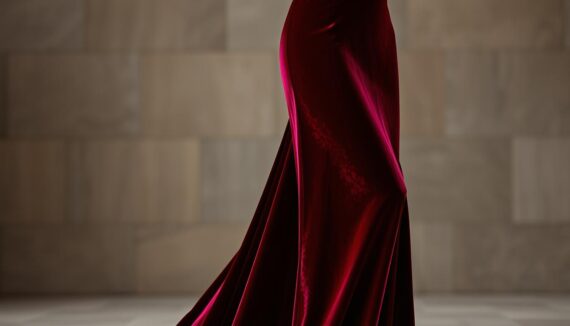 Samtkleid Damen