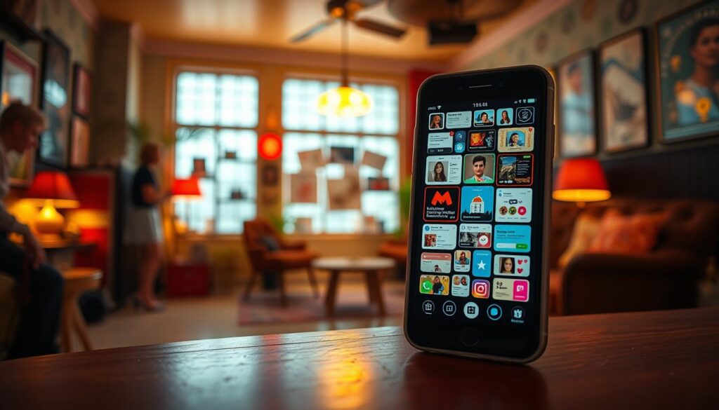 Retro-Mode auf sozialen Medien