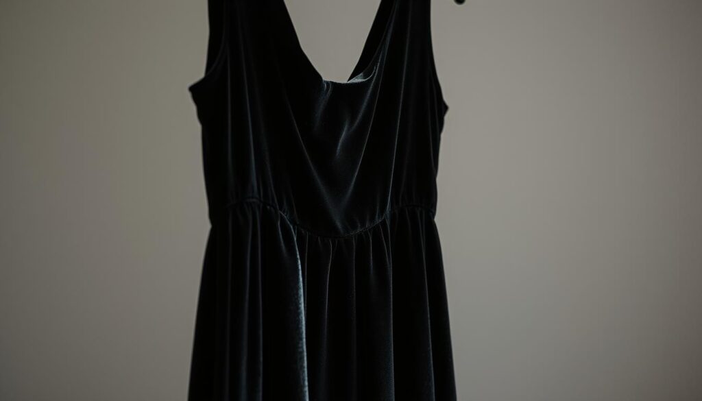 Samtkleid schwarz Vintage Preisvergleich