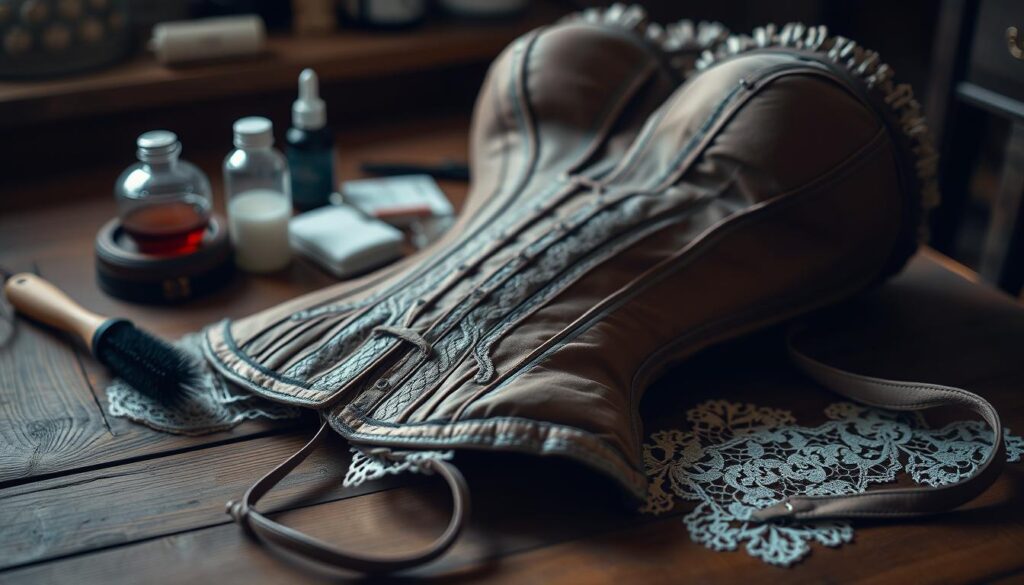 traditionelle Korsettkleidung Pflege und Wartung