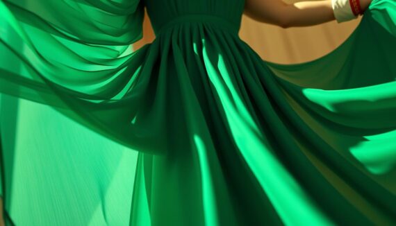 Swing Abendkleid grün