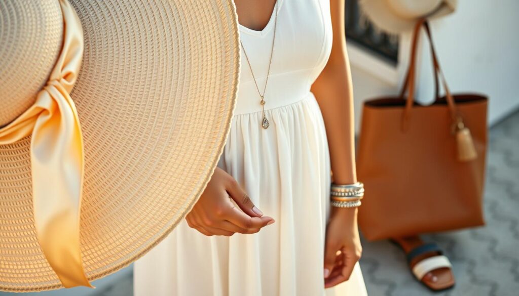 Accessoires für einfarbige Maxikleider Accessoires für einfarbige Maxikleider