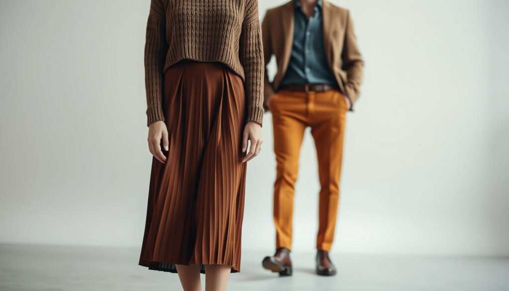 Braune Hosen und Röcke Styling Braune Hosen und Röcke Styling