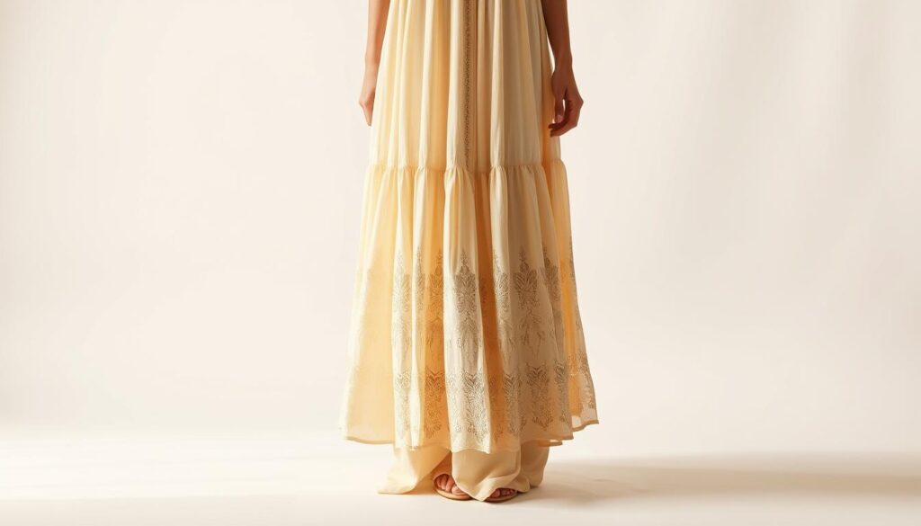 Maxikleider Pflege und Styling