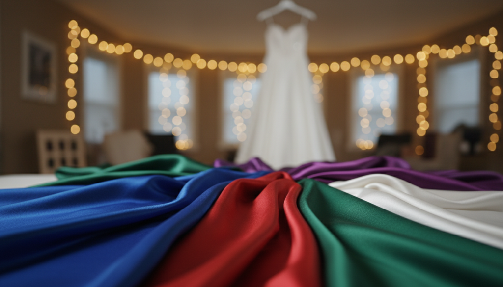 Satin Material Qualität und Stoffauswahl Satin Material Qualität und Stoffauswahl