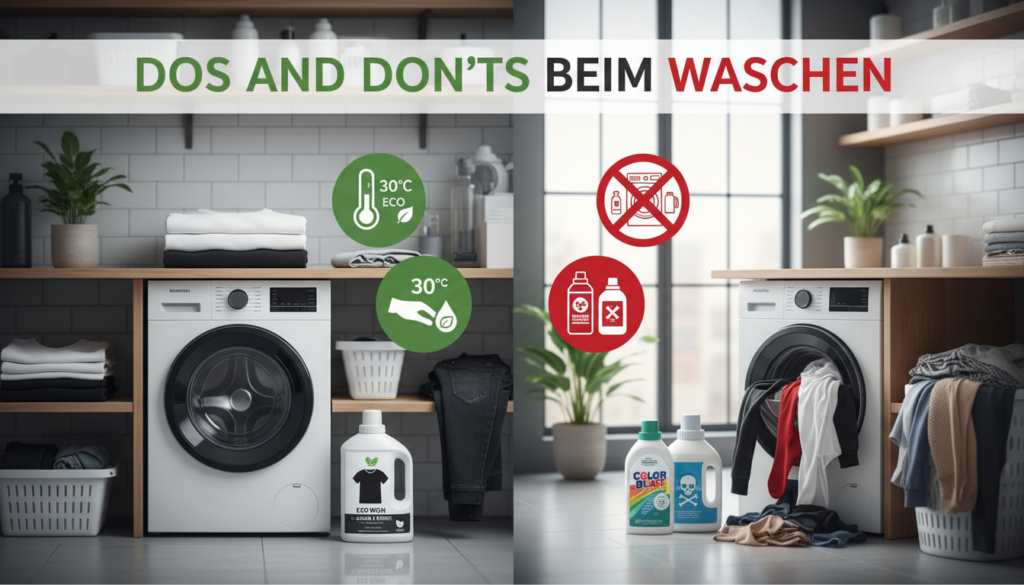Dos and Don'ts beim Waschen Dos and Don'ts beim Waschen