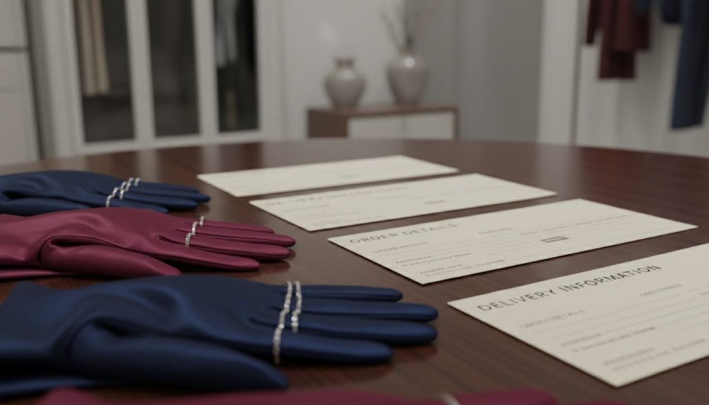 Bestell- und Lieferinformationen für elegante Accessoires Bestell- und Lieferinformationen für elegante Accessoires