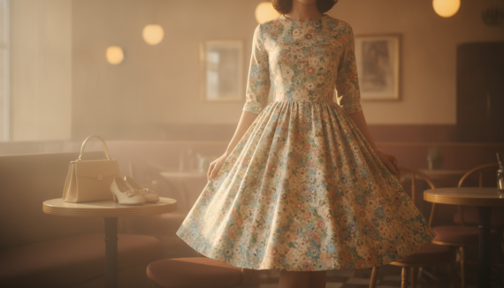 Kleid 60er Jahre A-Linie
