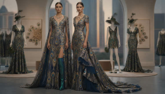 Peacock Dress