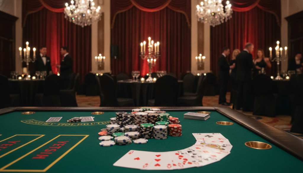 Dekoration für Mottoparty Casino Dekoration für Mottoparty Casino